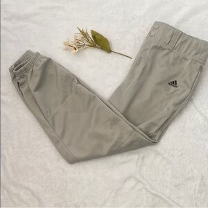 ADIDAS Light Gray Joggers. Size 12